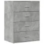 Aparadores 2 uds madera de ingeniería gris hormigón 60x39x80 cm by , Sideboards - Ref: Foro24-3276626, Price: 186,39 €, Disco...