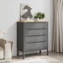 Cómoda cajonera FLORO madera maciza de pino gris de , Cajoneras - Ref: Foro24-374010, Precio: 169,58 €, Descuento: %
