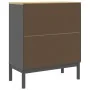 Cómoda cajonera FLORO madera maciza de pino gris de , Cajoneras - Ref: Foro24-374010, Precio: 169,58 €, Descuento: %