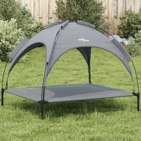 Cama para perros con dosel antracita tela oxford y acero by , Beds for dogs - Ref: Foro24-172599, Price: 39,62 €, Discount: %