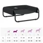 Cama elevada para perros tela oxford y acero gris antracita von , Betten für Hunde - Ref: Foro24-172600, Preis: 28,82 €, Raba...