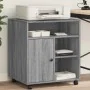 Soporte para impresora con ruedas gris Sonoma 60x50x67 cm von , Drucker unterstützt - Ref: Foro24-840630, Preis: 100,76 €, Ra...