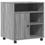 Soporte para impresora con ruedas gris Sonoma 60x50x67 cm von , Drucker unterstützt - Ref: Foro24-840630, Preis: 100,76 €, Ra...
