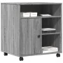 Soporte para impresora con ruedas gris Sonoma 60x50x67 cm von , Drucker unterstützt - Ref: Foro24-840630, Preis: 100,76 €, Ra...