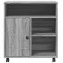 Soporte para impresora con ruedas gris Sonoma 60x50x67 cm von , Drucker unterstützt - Ref: Foro24-840630, Preis: 100,76 €, Ra...