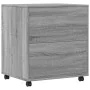 Soporte para impresora con ruedas gris Sonoma 60x50x67 cm von , Drucker unterstützt - Ref: Foro24-840630, Preis: 100,76 €, Ra...