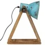 Lámpara de escritorio azul desgastado 25 W E27 30x17x40 cm de , Lámparas - Ref: Foro24-371902, Precio: 39,26 €, Descuento: %