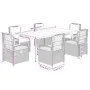 Set comedor jardín 7 pzas y cojines ratán sintético gris claro von , Gartensets - Ref: Foro24-3263032, Preis: 869,64 €, Rabat...