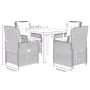 Set comedor de jardín 5 piezas con cojines ratán sintético gris by , Garden sets - Ref: Foro24-3262855, Price: 621,53 €, Disc...