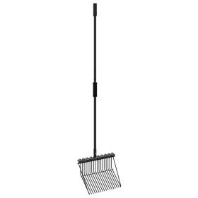 Horquilla de rastrillo con 18 púas de acero negro by , livestock feeding - Ref: Foro24-3209561, Price: 35,62 €, Discount: %