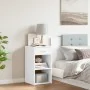 Mesita de noche madera de ingeniería blanco 35x34x65 cm de , Mesitas de noche - Ref: Foro24-840576, Precio: 47,46 €, Descuent...
