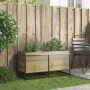 Jardinera de madera de pino impregnada 100x40x50 cm by , Pots and planters - Ref: Foro24-847037, Price: 102,92 €, Discount: %