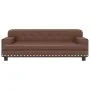 Sofá para niños de cuero sintético marrón 90x53x30 cm by , Baby and Toddler Furniture - Ref: Foro24-3196289, Price: 111,30 €,...