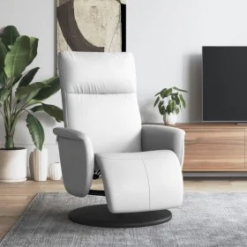 Sillón reclinable con reposapiés cuero sintético blanco von , Sessel - Ref: Foro24-356550, Preis: 210,01 €, Rabatt: %