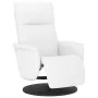 Sillón reclinable con reposapiés cuero sintético blanco by , Armchairs - Ref: Foro24-356550, Price: 210,01 €, Discount: %