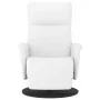 Sillón reclinable con reposapiés cuero sintético blanco by , Armchairs - Ref: Foro24-356550, Price: 210,01 €, Discount: %