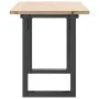 Mesa de centro marco O madera maciza pino y acero 110x40x45 cm by , Kitchen and dining tables - Ref: Foro24-3282667, Price: 7...