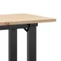 Mesa de centro marco O madera maciza pino y acero 110x40x45 cm by , Kitchen and dining tables - Ref: Foro24-3282667, Price: 7...