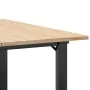 Mesa de centro marco O madera maciza pino y acero 90x90x45 cm by , Kitchen and dining tables - Ref: Foro24-3282665, Price: 88...