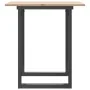 Mesa de comedor marco O madera maciza pino y acero 70x70x75 cm von , Küchen- und Esstische - Ref: Foro24-3282671, Preis: 84,0...