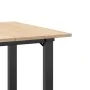 Mesa de comedor marco O madera maciza pino y acero 70x70x75 cm von , Küchen- und Esstische - Ref: Foro24-3282671, Preis: 84,0...