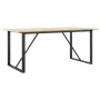 Mesa de comedor marco O madera maciza pino y acero 180x90x75cm de , Mesas de cocina y de comedor - Ref: Foro24-3282678, Preci...