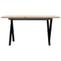 Mesa de centro marco X madera maciza pino y acero 80x50x40 cm von , Küchen- und Esstische - Ref: Foro24-3282684, Preis: 62,87...