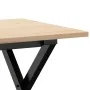 Mesa de centro marco X madera maciza pino y acero 80x50x40 cm von , Küchen- und Esstische - Ref: Foro24-3282684, Preis: 62,87...