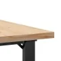 Mesa de centro marco O madera maciza pino y acero 80x80x45,5 cm by , Kitchen and dining tables - Ref: Foro24-3282729, Price: ...
