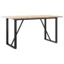 Mesa de comedor marco O madera maciza pino acero 160x80x75,5 cm by , Kitchen and dining tables - Ref: Foro24-3282743, Price: ...