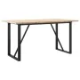 Mesa de comedor marco O madera maciza pino acero 160x80x75,5 cm by , Kitchen and dining tables - Ref: Foro24-3282743, Price: ...