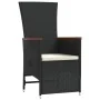 Set de comedor de jardín 9 pzas y cojines ratán sintético negro de , Conjuntos de jardín - Ref: Foro24-3277526, Precio: 1,00 ...