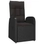 Set de comedor jardín 11 pzas con cojines ratán sintético negro by , Garden sets - Ref: Foro24-3277636, Price: 1,00 €, Discou...