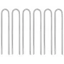 Clavijas de tienda forma U 6 uds acero galvanizado 30 cm Ø7 mm by , Tent Accessories - Ref: Foro24-4009345, Price: 17,00 €, D...