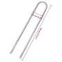 Clavijas de tienda forma U 6 uds acero galvanizado 30 cm Ø7 mm by , Tent Accessories - Ref: Foro24-4009345, Price: 17,00 €, D...