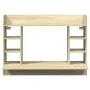 Escritorio de pared madera ingeniería roble Sonoma 105x48x75 cm de , Escritorios - Ref: Foro24-847970, Precio: 80,25 €, Descu...