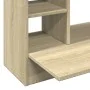 Escritorio de pared madera ingeniería roble Sonoma 105x48x75 cm de , Escritorios - Ref: Foro24-847970, Precio: 80,25 €, Descu...