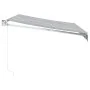 Toldo retráctil aluminio y tela gris antracita y blanco 3x2,5 m de , Toldos - Ref: Foro24-3216103, Precio: 210,84 €, Descuent...