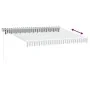 Toldo retráctil aluminio y tela gris antracita y blanco 3x2,5 m de , Toldos - Ref: Foro24-3216103, Precio: 210,84 €, Descuent...