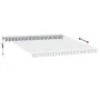 Toldo retráctil aluminio y tela gris antracita y blanco 4x3 m de , Toldos - Ref: Foro24-3216115, Precio: 399,43 €, Descuento: %