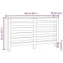 Cubierta de radiador madera ingeniería marrón roble 149x20x82cm von , Zubehör für Heizkörper - Ref: Foro24-852705, Preis: 85,...