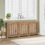 Cubierta radiador madera color roble artesano 205x21,5x83,5 cm by , Accessories for heating radiators - Ref: Foro24-852770, P...