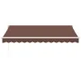Toldo retráctil manual marrón 350x250 cm by , Awnings - Ref: Foro24-3215699, Price: 236,92 €, Discount: %