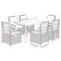 Set comedor de jardín 7 pzas con cojines ratán sintético beige von , Gartensets - Ref: Foro24-3263024, Preis: 775,54 €, Rabat...