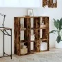 Estantería madera de ingeniería roble ahumado 102x32x102 cm de , Librerías y estanterías - Ref: Foro24-852820, Precio: 84,28 ...