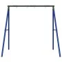 Estructura columpio exterior y 4 ganchos para colgar acero azul by , Accessories for swings and play structures - Ref: Foro24...