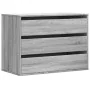 Cajonera de esquina madera ingeniería gris Sonoma 80x41x58 cm by , Drawers - Ref: Foro24-852857, Price: 105,98 €, Discount: %