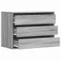 Cajonera de esquina madera ingeniería gris Sonoma 80x41x58 cm by , Drawers - Ref: Foro24-852857, Price: 105,98 €, Discount: %