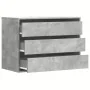 Cajonera de esquina madera ingeniería gris hormigón 80x41x58 cm by , Drawers - Ref: Foro24-852855, Price: 107,47 €, Discount: %
