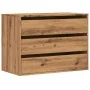 Cajonera de esquina madera ingeniería roble artisan 80x41x58 cm von , Schubladen - Ref: Foro24-852860, Preis: 101,83 €, Rabat...